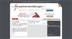 Desktop Screenshot of die-partnervermittlungen.ch